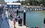 Passengers boarding Lady Brisbane, at Bribie Jetty